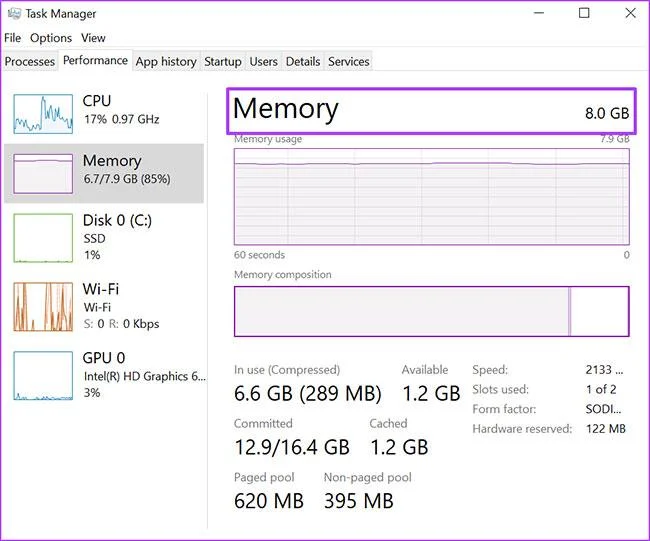 4 nejlepší způsoby, jak zkontrolovat kapacitu paměti RAM v systému Windows 11