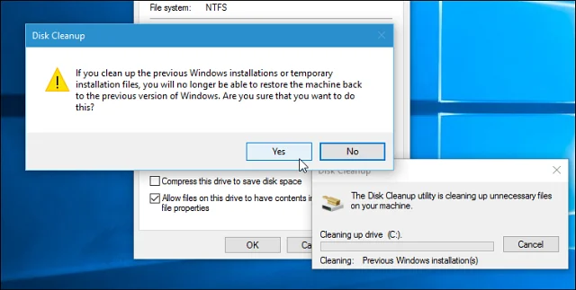 Så här får du tillbaka 20 GB utrymme efter uppdateringen av Windows 10 november