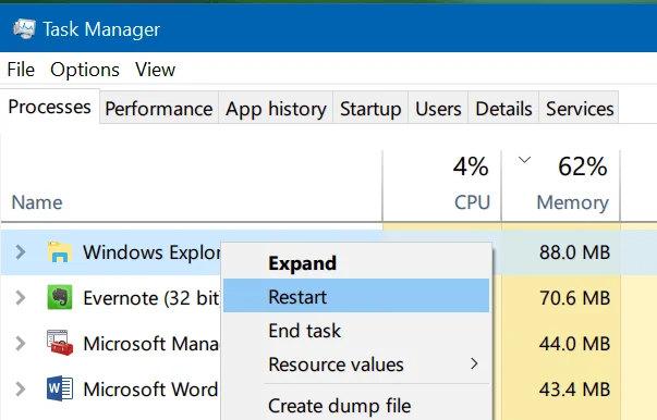 Jak získat zpět ikonu Hlasitost, která zmizela na hlavním panelu Windows 10?