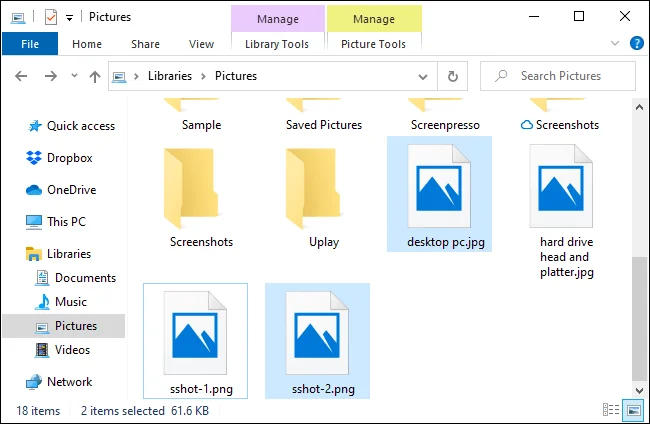 Как да използвате File Explorer без мишка в Windows 10