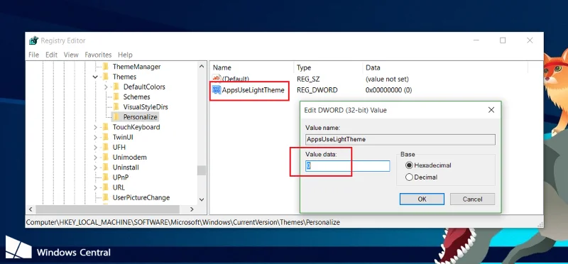 Aktivera mörkt läge på Windows 10