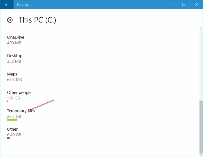 Frigör minnesutrymme efter uppdatering av Windows 10 Anniversary