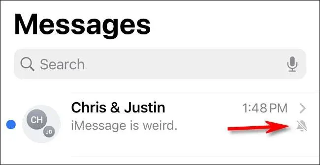 Så här tystar du gruppchattar eller textmeddelanden i appen Meddelanden på iPhone