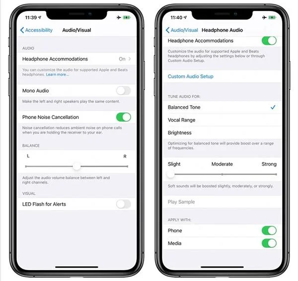 Nya funktioner i AirPods på iOS 14