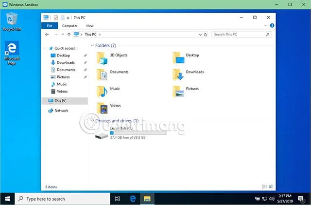 Aktivera Windows Sandbox på Windows 10 för att köra opålitliga .exe-filer