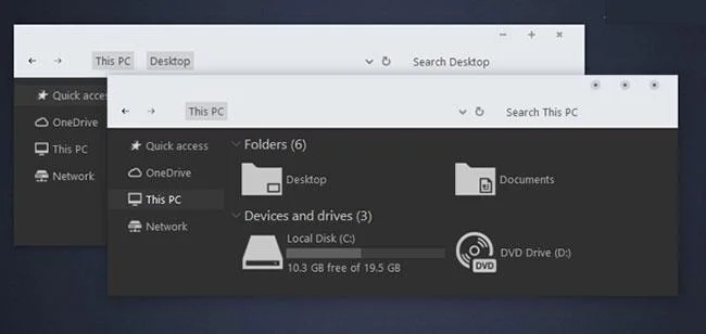 10 mörkt tema för Windows 10