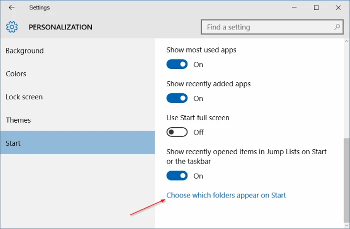 Återställ förlorad File Explorer-ikon på Windows 10 Start-menyn