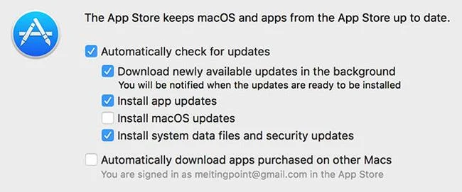 Uppdatera macOS, detaljerat sätt att uppdatera MacBook