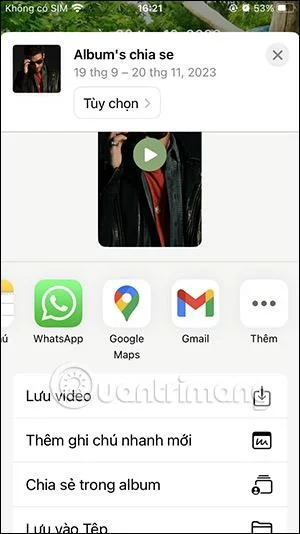 Instruktioner för att använda jubileumsalbum på iPhone