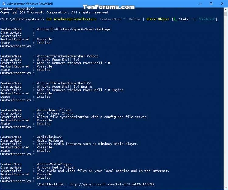 Ako povoliť alebo zakázať funkcie systému Windows v systéme Windows 10