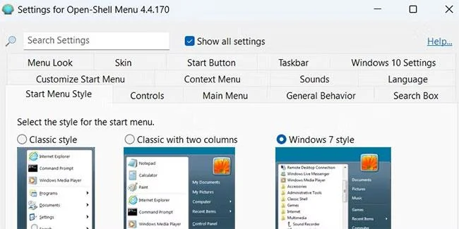Hur man använder Open-Shell i Windows 11