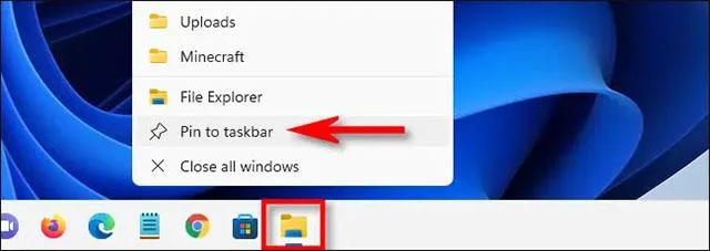 Hur man fäster File Explorer till Aktivitetsfältet i Windows 11