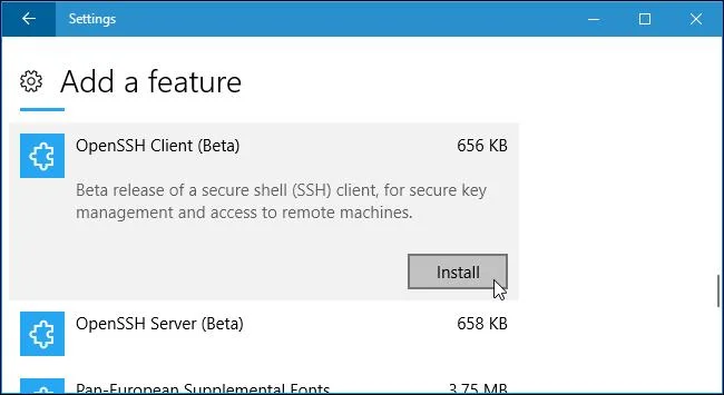 Hur du aktiverar och använder SSH-kommandon i Windows 10