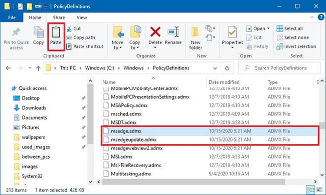 Hur man installerar Microsoft Edge Group Policy-mall på Windows 10