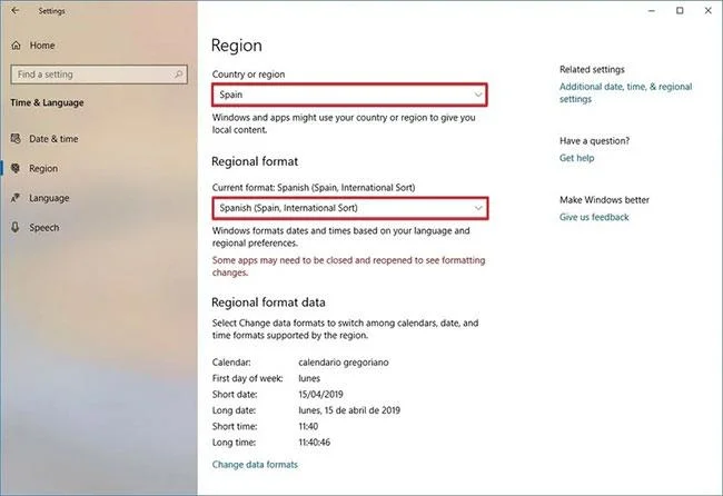 Hur man ändrar systemspråk i Windows 10