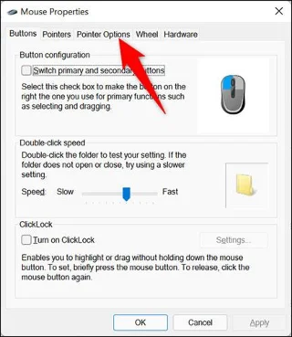 Jak nastavit skrytý kurzor při zadávání dat ve Windows 10/11