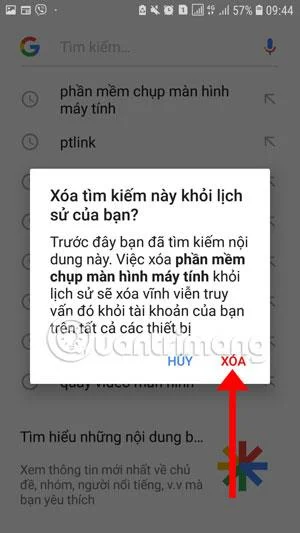 Hur man tar bort Googles sökhistorik på telefonen