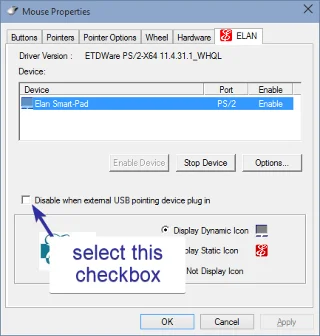 Hur du automatiskt inaktiverar pekplattan när du ansluter en mus på Windows 10