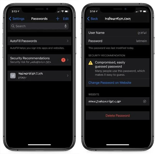 iOS 14 har en extra funktion för att upptäcka läckta lösenord iOS 14 har en extra funktion för att upptäcka läckta lösenord