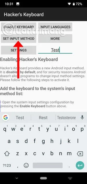 Kolekce klávesnicových aplikací pro technické programátory na telefonech