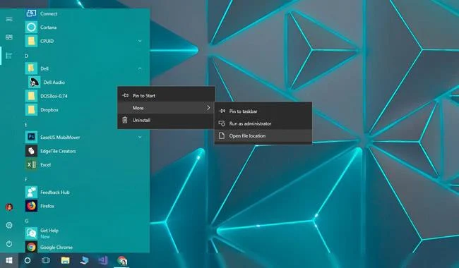 Как да преименувате приложения в списъка с приложения в менюто "Старт" на Windows 10 Как да преименувате приложения в списъка с приложения в менюто "Старт" на Windows 10