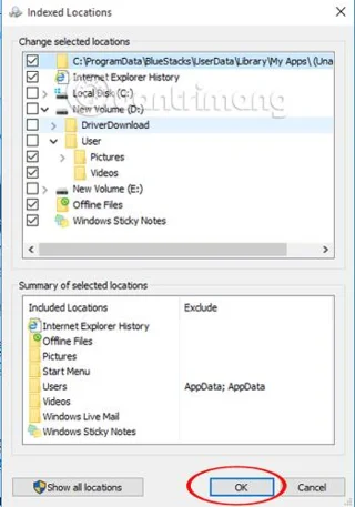 Tips för snabbare sökning i Windows 10