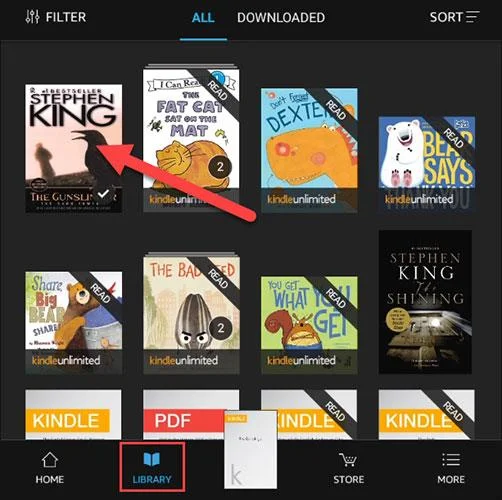 Använd din Amazon Fire-surfplatta som en Kindle-läsare