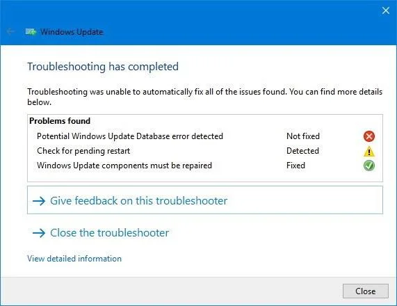 Åtgärda några fel före och efter uppgradering av Windows 10 April 2018 Update