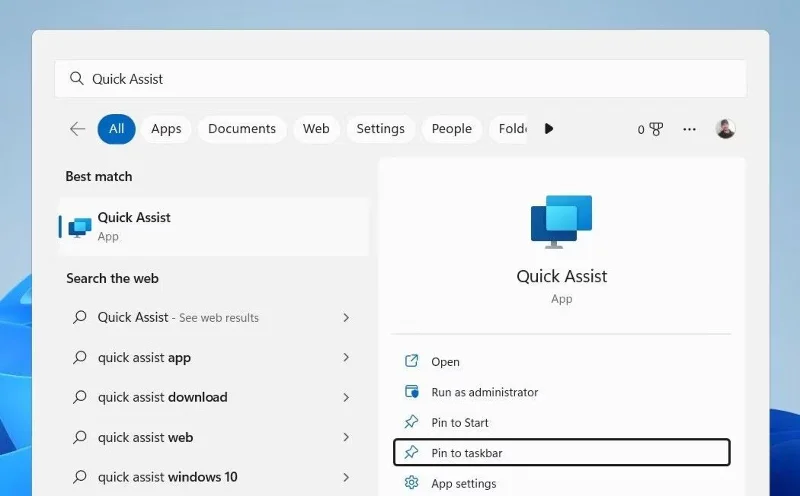 Как да отворите инструмента за бърза помощ в Windows 11