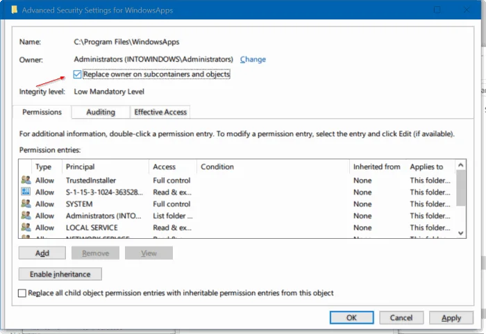 Pokyny pro opravu chyb: Bylo vám odepřeno oprávnění k přístupu k této složce v systému Windows 10