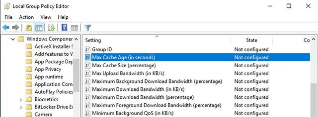 Jak optimalizovat mezipaměť optimalizace doručení ve Windows 10