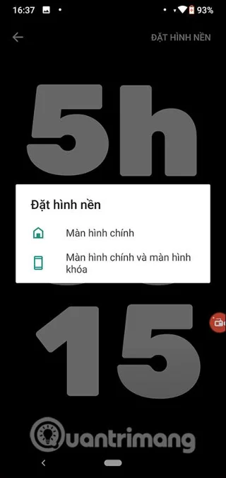 Hur man ställer in Android-bakgrund med timer