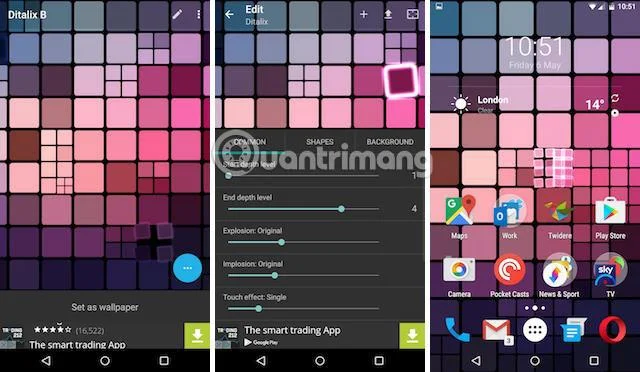 6 bästa apparna för att skapa abstrakta bakgrundsbilder för Android