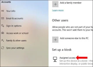 Hur man aktiverar kioskläge i Windows 10