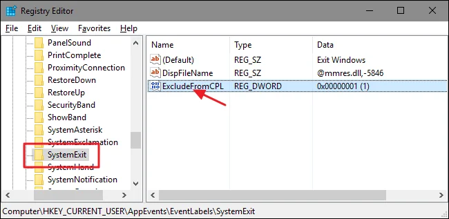 Ako zmeniť zvuk upozornenia pri odhlásení, prihlásení a vypnutí v systéme Windows 10