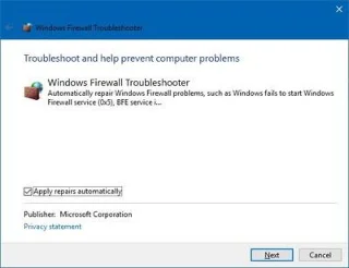 Инструкции за обработка и коригиране на проблеми със защитната стена в Windows 10