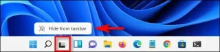 Jak skrýt tlačítko Task View v systému Windows 11