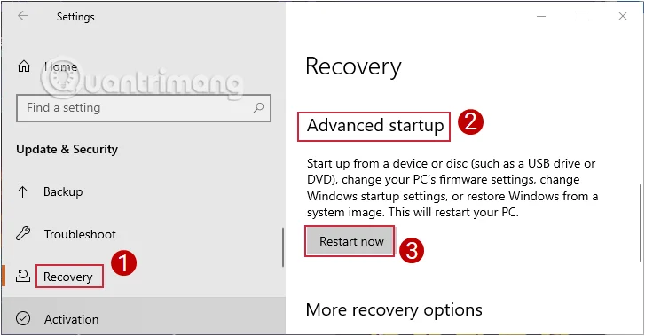 8 sätt att öppna avancerade startalternativ på Windows 10