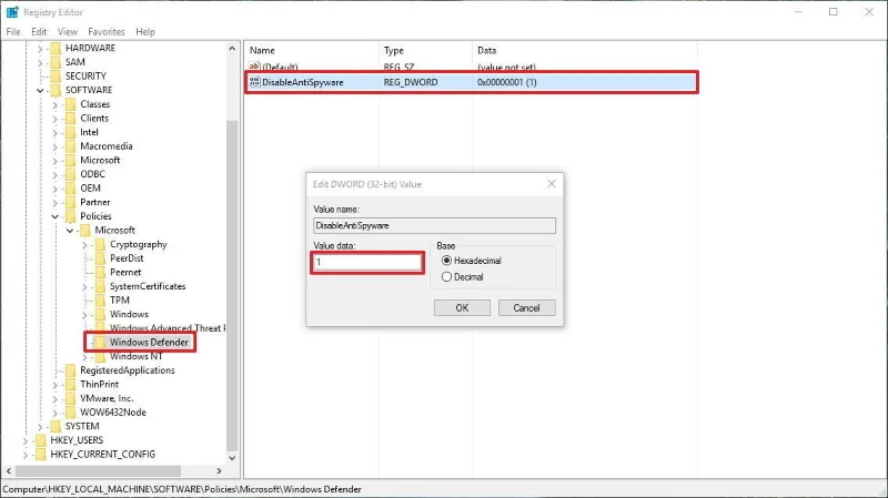 Stäng av Windows Defender (Windows Security) på Windows 10, Windows 11