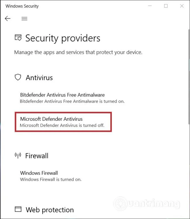 Stäng av Windows Defender (Windows Security) på Windows 10, Windows 11