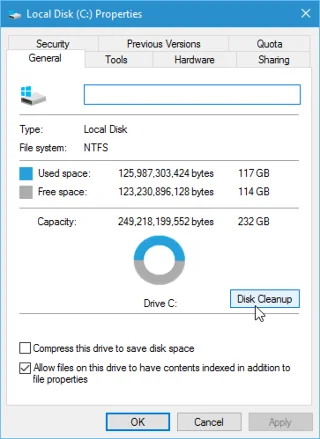 Så här får du tillbaka 20 GB utrymme efter uppdateringen av Windows 10 november