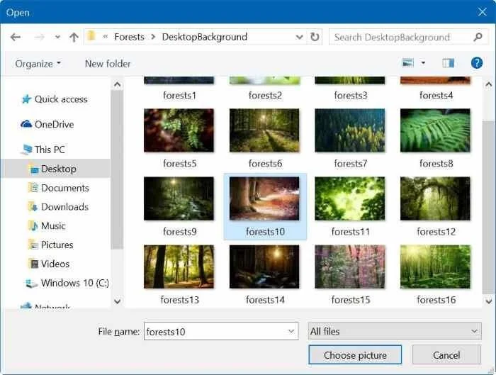 3 sätt att ställa in olika bakgrundsbilder på varje Windows 10-skärm