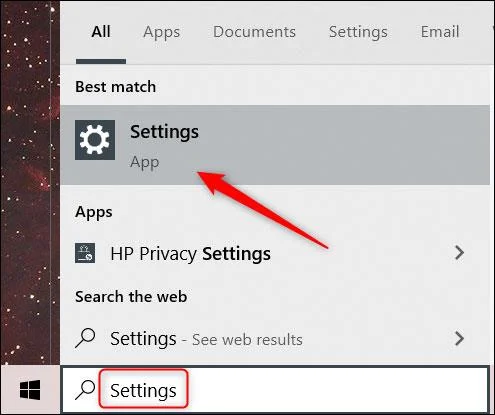 Sammanfattning av 12 sätt att snabbt komma åt programmet Inställningar på Windows 10