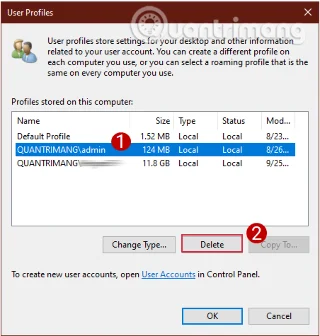 Instruktioner om 5 sätt att ta bort användarkonton på Windows 10