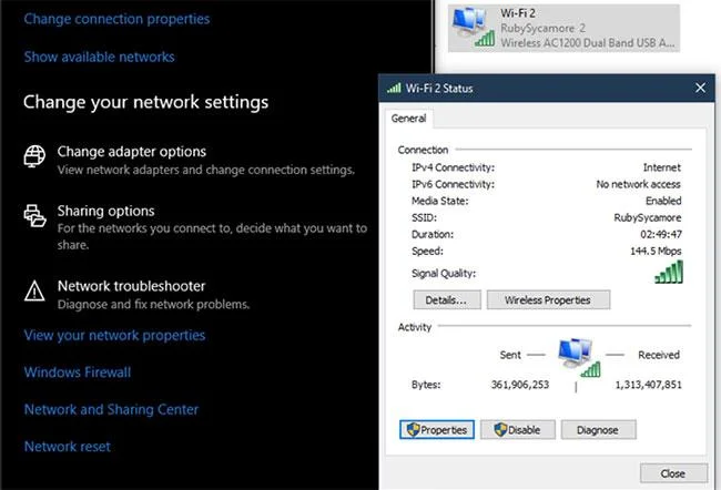 Åtgärda snabbt felet "WiFi har inte en giltig IP-konfiguration" i Windows 10