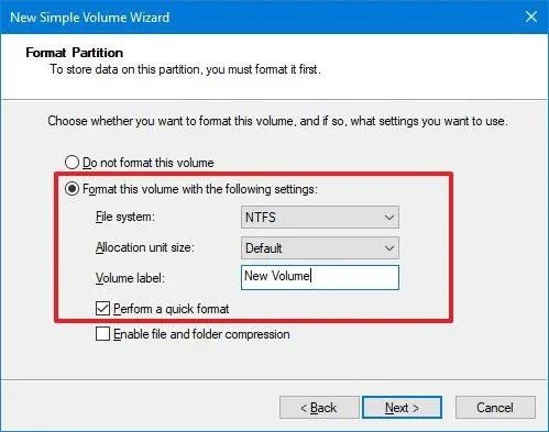 Instruktioner för att montera en hårddisk i en mapp på Windows 10