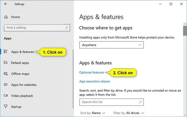 Jak přidat/odebrat aplikaci XPS Viewer ve Windows 10 Jak přidat/odebrat aplikaci XPS Viewer ve Windows 10