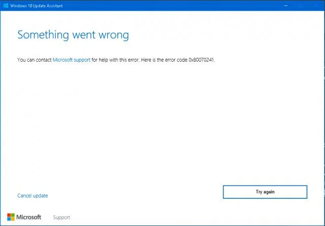 Fel 0x8007042b vid uppdatering av Windows 10 april 2018 och hur man fixar det