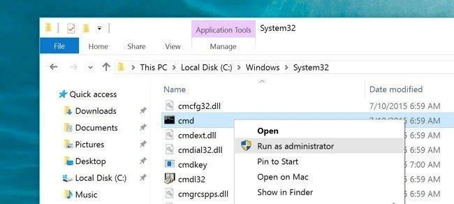 12 enkla sätt att öppna CMD - Kommandotolk på Windows 10