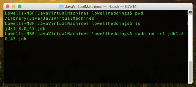 Hur man tar bort Java på Mac OS X